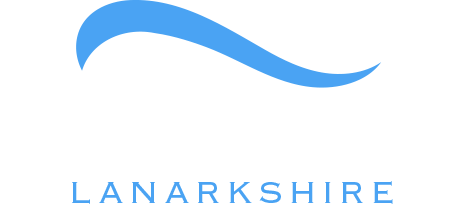 Bathrooms Lanarkshire Logo white